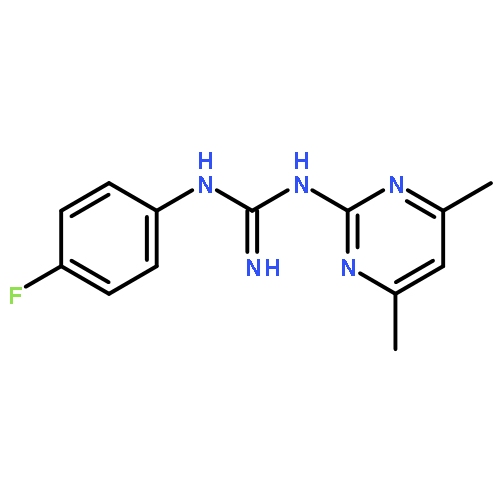 2-(4,6-dimethylpyrimidin-2-yl)-1-(4-fluorophenyl)guanidine