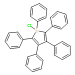 Silacyclopenta-2,4-diene, 1-chloro-1,2,3,4,5-pentaphenyl-