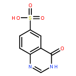 6-Quinazolinesulfonic acid, 3,4-dihydro-4-oxo-