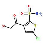 3-(2-Bromoacetyl)-5-chlorothiophene-2-sulfonamide