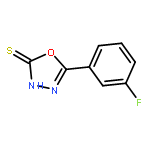 1,3,4-Oxadiazole-2(3H)-thione, 5-(3-fluorophenyl)-