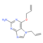 7H-Purin-2-amine, 7-(2-propenyl)-6-(2-propenyloxy)-