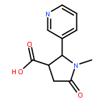 1-methyl-5-oxo-2-(pyridin-3-yl)pyrrolidine-3-carboxylic acid