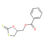 1,3-OXATHIOLANE-2-THIONE, 5-[(BENZOYLOXY)METHYL]-