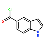 1H-Indole-5-carbonyl chloride (9CI)