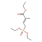 2-Butenoic acid, 4-(diethoxyphosphinyl)-2-methyl-, ethyl ester, (2E)-