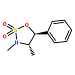 1,2,3-Oxathiazolidine, 3,4-dimethyl-5-phenyl-, 2,2-dioxide, (4S,5S)-