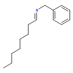 Benzenemethanamine, N-octylidene-