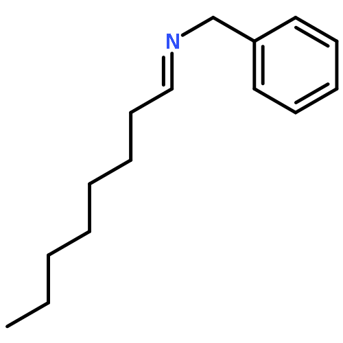 Benzenemethanamine, N-octylidene-