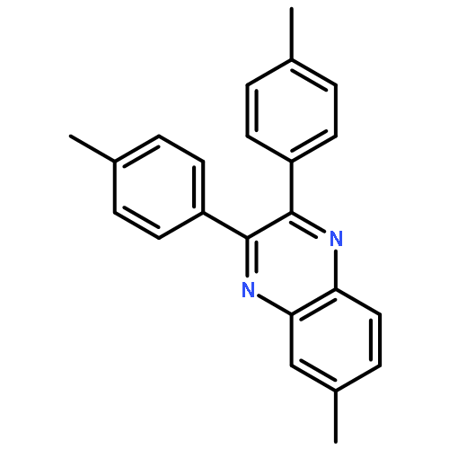 Quinoxaline, 6-methyl-2,3-bis(4-methylphenyl)-