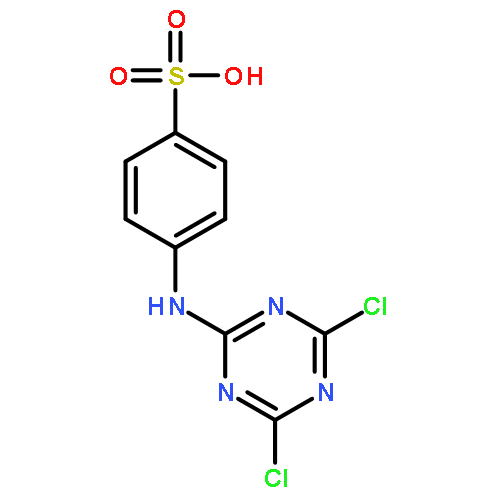 Benzenesulfonic acid,4-[(4,6-dichloro-1,3,5-triazin-2-yl)amino]-