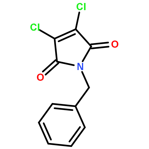 1H-Pyrrole-2,5-dione, 3,4-dichloro-1-(phenylmethyl)-