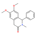 3(2H)-Isoquinolinone, 1,4-dihydro-6,7-dimethoxy-2-methyl-1-phenyl-