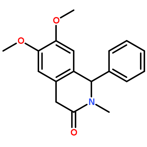 3(2H)-Isoquinolinone, 1,4-dihydro-6,7-dimethoxy-2-methyl-1-phenyl-