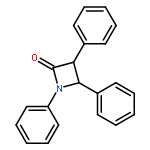 2-Azetidinone, 1,3,4-triphenyl-, trans-