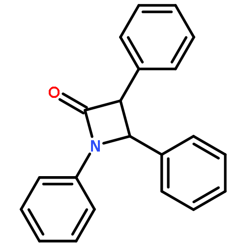 2-Azetidinone, 1,3,4-triphenyl-, cis-