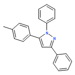 1H-Pyrazole, 5-(4-methylphenyl)-1,3-diphenyl-