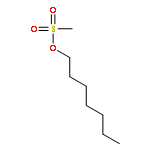 Methanesulfonic acid, heptyl ester