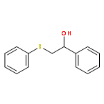 Benzenemethanol, a-[(phenylthio)methyl]-