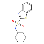 2-Benzothiazolesulfonamide,N-cyclohexyl-