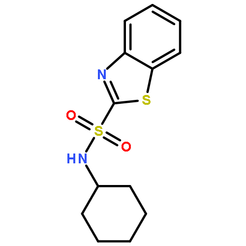 2-Benzothiazolesulfonamide,N-cyclohexyl-