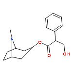 3-hydroxy-2-phenyl-propionic acid tropan-3-yl ester