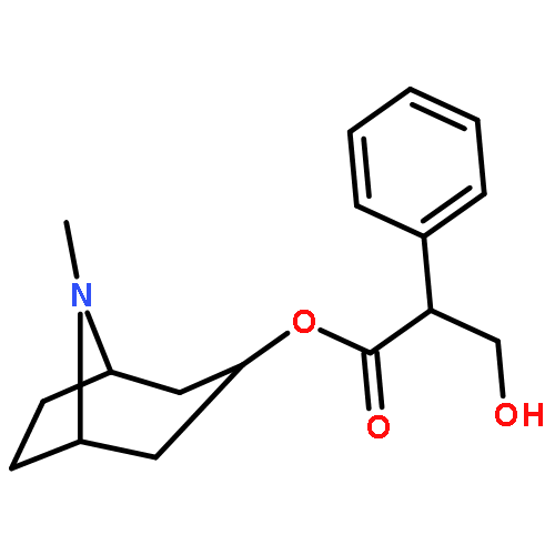 3-hydroxy-2-phenyl-propionic acid tropan-3-yl ester