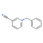 Pyridinium, 3-cyano-1-(phenylmethyl)-