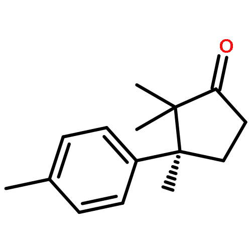 Cyclopentanone, 2,2,3-trimethyl-3-(4-methylphenyl)-, (3S)-