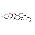 Spirostan-3,16-diol, 3-acetate, (3b,5a,25R)-