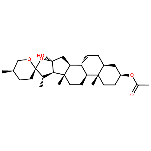 Spirostan-3,16-diol, 3-acetate, (3b,5a,25R)-