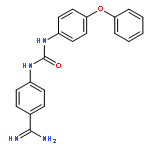 Benzenecarboximidamide,4-[[[(4-phenoxyphenyl)amino]carbonyl]amino]-