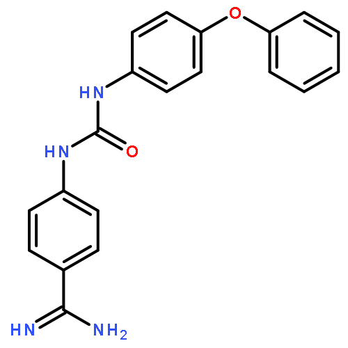 Benzenecarboximidamide,4-[[[(4-phenoxyphenyl)amino]carbonyl]amino]-