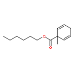 2,5-Cyclohexadiene-1-carboxylic acid, 1-methyl-, hexyl ester