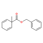 2,5-Cyclohexadiene-1-carboxylic acid, 1-methyl-, phenylmethyl ester