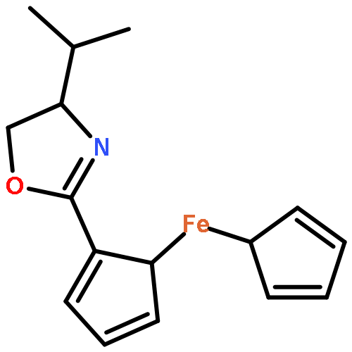 Cyclopenta-1,3-diene;(4s)-2-cyclopenta-2,4-dien-1-ylidene-4-propan-2-yl-1,3-oxazolidin-3-ide;iron(2+)