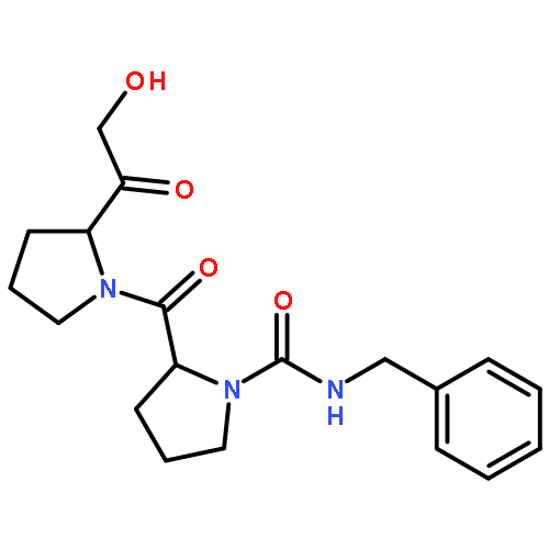 1-Pyrrolidinecarboxamide,2-[[(2S)-2-(hydroxyacetyl)-1-pyrrolidinyl]carbonyl]-N-(phenylmethyl)-, (2S)-