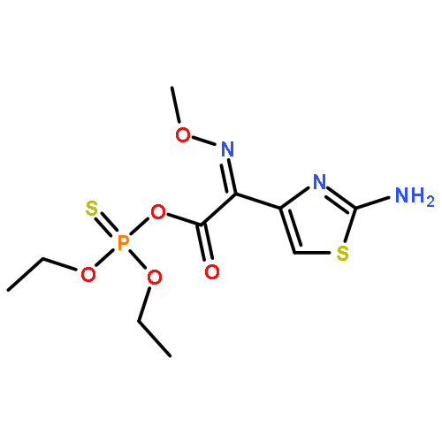 Diethyl thiophosphoril (Z)-(2-aminothiazol-4-yl)-(methoxyimino)acetate