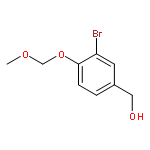 Benzenemethanol, 3-bromo-4-(methoxymethoxy)-