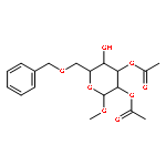 [(3R,4S,5S,6S)-5-acetoxy-2-(benzyloxymethyl)-3-hydroxy-6-methoxy-tetrahydropyran-4-yl] acetate