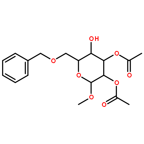 [(3R,4S,5S,6S)-5-acetoxy-2-(benzyloxymethyl)-3-hydroxy-6-methoxy-tetrahydropyran-4-yl] acetate