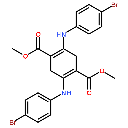 1,4-Cyclohexadiene-1,4-dicarboxylic acid,2,5-bis[(4-bromophenyl)amino]-, dimethyl ester