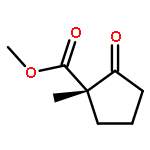 Cyclopentanecarboxylicacid, 1-methyl-2-oxo-, methyl ester, (1R)-