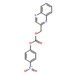 Carbonic acid, 4-nitrophenyl 2-quinoxalinylmethyl ester