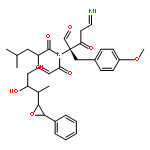 Cyclo[b-alanyl-(2S)-2-hydroxy-4-methylpentanoyl-(2E,5S,6S)-5-hydroxy-6-[(2R,3R)-3-phenyl-2-oxiranyl]-2-heptenoyl-O-methyl-D-tyrosyl]