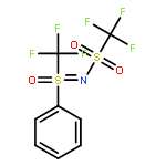 Sulfoximine, S-phenyl-S-(trifluoromethyl)-N-[(trifluoromethyl)sulfonyl]-