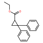 Cyclopropanecarboxylic acid, 2,2-diphenyl-, ethyl ester, (1R)-