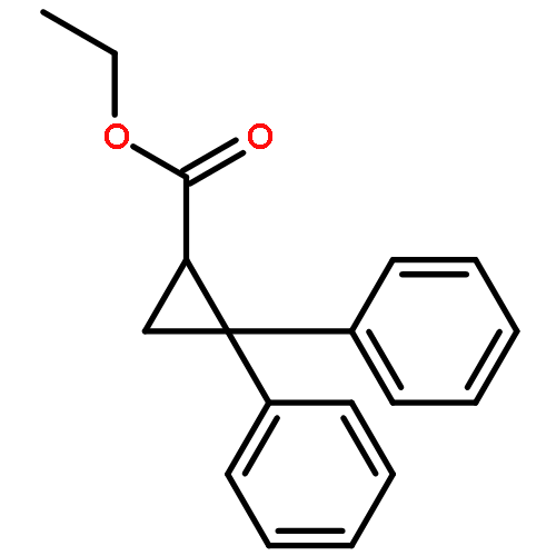 Cyclopropanecarboxylic acid, 2,2-diphenyl-, ethyl ester, (1R)-