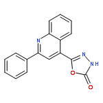 1,3,4-Oxadiazol-2(3H)-one,5-(2-phenyl-4-quinolinyl)-