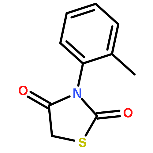 2,4-Thiazolidinedione, 3-(2-methylphenyl)-